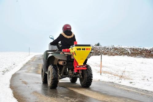 Elektrische zoutstrooier voor tractor, quad of auto, 40 ltr, Zakelijke goederen, Machines en Bouw | Onderhoud en Reiniging, Ophalen of Verzenden