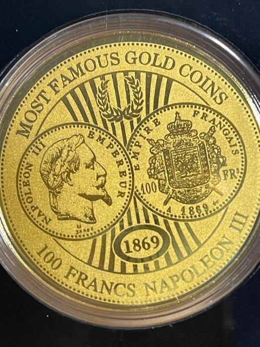 Niger. 100 Francs 1869 GOLD COINS 1/200 OZ 999 Napoleon 3., Postzegels en Munten, Munten | Europa | Niet-Euromunten