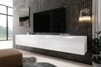 TV-Meubel Dixon - Wit - 180 cm - tv kast, Overige materialen, Verzenden, 150 tot 200 cm, Nieuw