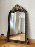 Spiegel - Glas, Hout, goudblad - Hoogte 156 cm, Antiek en Kunst