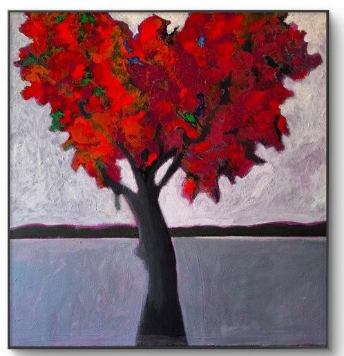 Miguel de Miguel - Corazón de Otoño XXL, Antiek en Kunst, Kunst | Schilderijen | Modern