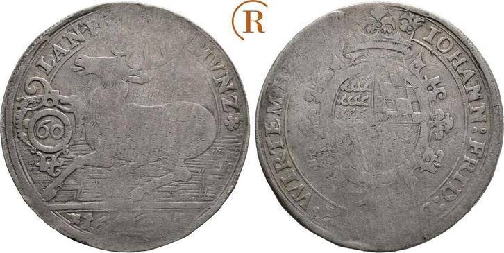 Kipper Hirschgulden zu 60 Kreuzer Stuttgart Berg 1623 Wue..., Postzegels en Munten, Munten | Europa | Niet-Euromunten, Verzenden