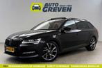 Škoda Superb 1.5 TSI 150PK ACT Sportline Business Pano LED., Auto's, Automaat, Zwart, Stationwagon, Nieuw