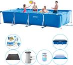 Frame Pool Zwembad Deluxe Deal  450 x 220 x 84 cm, Verzenden, 200 tot 300 cm, 80 tot 120 cm, Nieuw