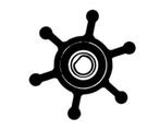 Impeller Neoprene, Watersport en Boten, Bootonderdelen, Ophalen of Verzenden, Nieuw, Motor en Techniek, Zeilboot of Motorboot