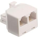 Nedis Telecom RJ11 Splitter - RJ11 Male naar 2x RJ11 Female, Computers en Software, Verzenden, Nieuw