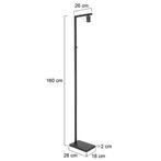 Steinhauer vloerlamp Stang 2997ZW Tweede Kans, Ophalen, Zo goed als nieuw, Metaal, Modern