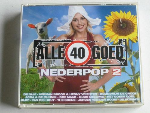 Alle 40 Goed - Nederpop 2 (2 CD), Cd's en Dvd's, Cd's | Nederlandstalig, Verzenden