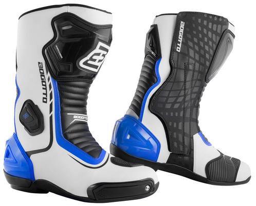 Bogotto Race-X Motorlaarzen Wit Blauw Zwart, Motoren, Kleding | Motorkleding, Heren, Nieuw met kaartje, Laarzen, Verzenden