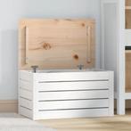 Opbergbox Grenen Wit - OP = OP! - Ruim & Voordelig, Huis en Inrichting, Overige Huis en Inrichting, Ophalen of Verzenden, Nieuw