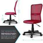 Ergonomische Bureaustoel - Verstelbaar - Rood - TRESKO, Huis en Inrichting, Verzenden, Nieuw