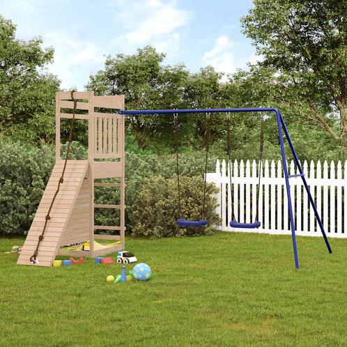 vidaXL Speelhuis massief grenenhout, Kinderen en Baby's, Speelgoed | Buiten | Speeltoestellen, Nieuw, Verzenden