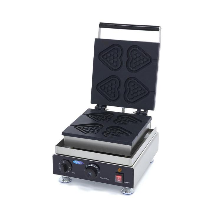 Wafelijzer - 4 Stuks - Lolly Hartjes Wafel, Witgoed en Apparatuur, Wafelijzers, Nieuw, Verzenden