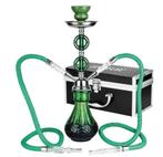 Hookah Waterpijp set (2-slangen) In Alukoffer, Verzamelen, Rookartikelen, Aanstekers en Luciferdoosjes, Verzenden, Nieuw