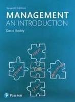 Management An Introduction 9781292088594, Zo goed als nieuw