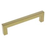 Meubelgreep vierkant 12x12x128 mm - mat goud, Doe-het-zelf en Verbouw, Hang- en Sluitwerk, Verzenden, Nieuw