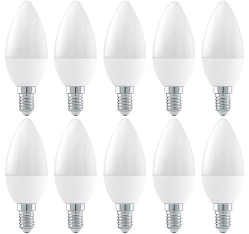 Kaarslamp E14 C37 10 stuks | LED 6W=42W gloeilamp | koelwit, Huis en Inrichting, Lampen | Overige, Nieuw, Verzenden