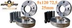 Heb je spacers nodig ? BMW F30 F32 F10 F12 F01 5x120 25MM, Ophalen of Verzenden
