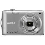 Nikon Coolpix S3300 Digitale Compact Camera - Zilver (In doo, Audio, Tv en Foto, Fotocamera's Digitaal, Verzenden, Zo goed als nieuw
