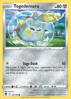 Togedemaru 127/195 Silver Tempest, Hobby en Vrije tijd, Verzamelkaartspellen | Pokémon, Ophalen of Verzenden, Nieuw, Losse kaart