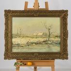 Janus Sibens (1906-1964) - Sneeuwgezicht, Antiek en Kunst, Kunst | Schilderijen | Klassiek
