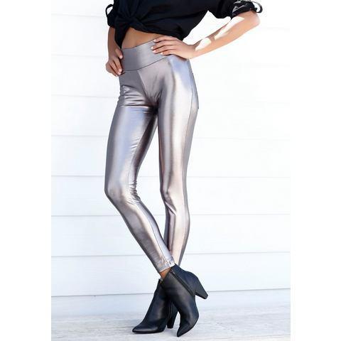 Lascana Legging met glanzende coating, Kleding | Dames, Ondergoed en Lingerie, Verzenden
