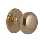 Voordeurknop IRIS 56mm - messing ongelakt, Doe-het-zelf en Verbouw, Hang- en Sluitwerk, Verzenden, Nieuw