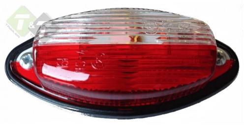 Breedtelamp - Zijlamp Rood/wit - 105x50x30mm - Contourlamp, Auto-onderdelen, Verlichting, Nieuw, Universele onderdelen, Ophalen of Verzenden