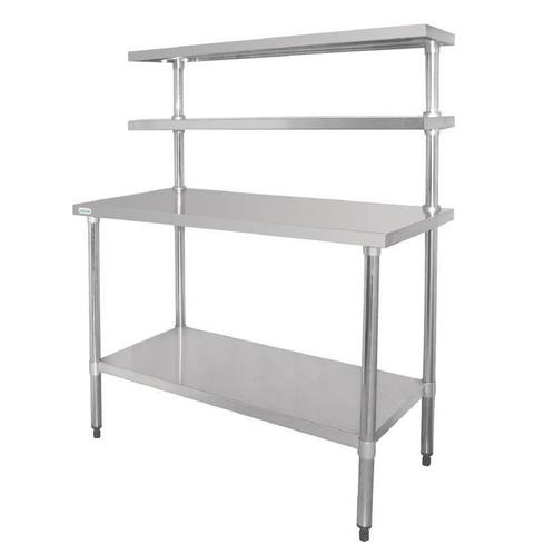 RVS Werktafel met Planken | 180 x 150 x 60 cm Vogue, Zakelijke goederen, Horeca | Meubilair en Inrichting, Verzenden
