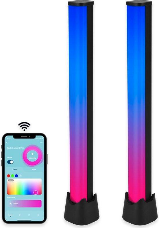 2dekans | Gologi Slimme Sfeerverlichting – Set van 2 –, Huis en Inrichting, Lampen | Tafellampen, Zo goed als nieuw, Ophalen of Verzenden