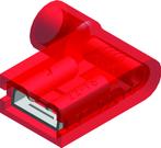 Geïsoleerde Rechte Hoek Spade Connector 0.5-1.5mm² Rood -, Verzenden, Nieuw, Overige typen