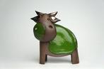 Urszula Despet - Beeldje - Green Cow - Keramiek