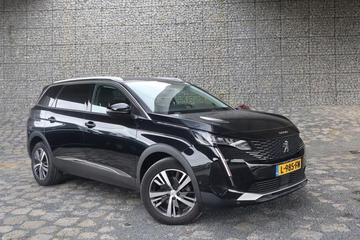 Zakelijke Lease |  Peugeot 5008 1.2 PT BL. Allure | Trekhaak, Auto's, Peugeot, Onderhoudsboekje, Lease, Zwart, Handgeschakeld