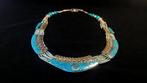 Vintage Halsketting - Hoogte: 45 cm - Breedte: 3 cm- 140 g, Verzamelen, Mineralen en Fossielen
