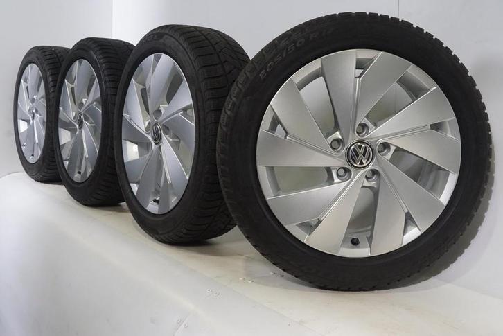 Volkswagen Golf 5 6 7 8 Belmont 17 inch velgen Pirelli Winte, Auto-onderdelen, Banden en Velgen, Velg(en), Gebruikt, 17 inch, Winterbanden
