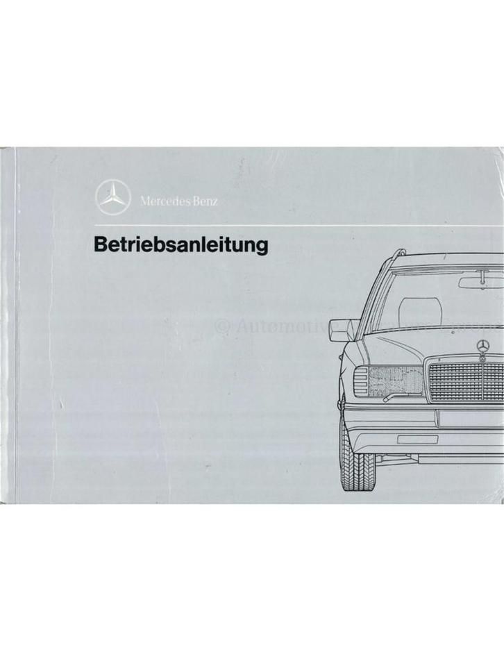 1990 MERCEDES BENZ E KLASSE T INSTRUCTIEBOEKJE DUITS, Auto diversen, Handleidingen en Instructieboekjes
