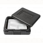 Lunchbox zwart | met extras | 25,5 x 20,5 x 5 cm, Verzenden, Nieuw in verpakking
