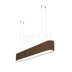 Mawa Oval Office 6 Hanglamp LED, brons - 2.700 K, Huis en Inrichting, Lampen | Hanglampen, Verzenden, Nieuw