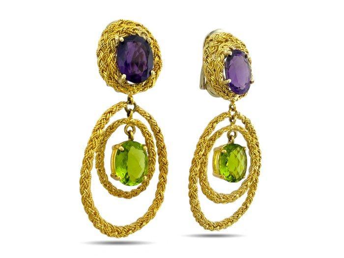 Oorbellen - 18 karaat Geel goud, Exclusieve 18K geelgouden, Sieraden, Tassen en Uiterlijk, Oorbellen