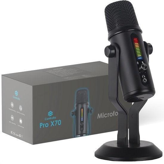2dekans | Controlla USB Microfoon - Condenser Microfoon voor, Muziek en Instrumenten, Microfoons, Zo goed als nieuw, Ophalen of Verzenden