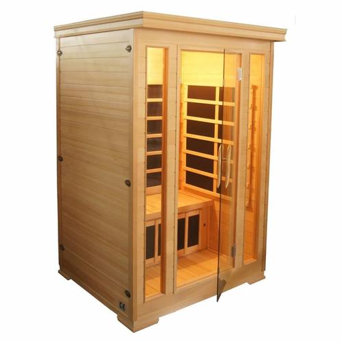 Infrarood Sauna Komfort 125X120 Cm 1850W 2 Persoons, Doe-het-zelf en Verbouw, Sanitair, Douche, Nieuw, Ophalen of Verzenden