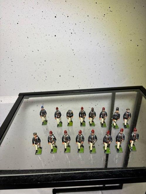 Beeld, 16 Zeldzame Oude Loden UK Militaire Beeldjes –, Kinderen en Baby's, Speelgoed | Overig