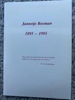 Jannetje Bosman 1895 - 1995 (Zoetermeer), Boeken, Verzenden, Gelezen, Jannetje Bosman , Overige