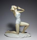Unterweissbach - Kurt Steiner (1904-1970) - sculptuur, Lady, Antiek en Kunst, Antiek | Glas en Kristal