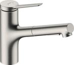 Hansgrohe Zesis M33 ééngreeps keukenkraan 150 met metalen, Ophalen of Verzenden, Nieuw, Kraan