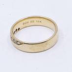 Ring - 18 karaat Geel goud - 0.16ct. tw. Diamant, Nieuw