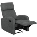 Woonkamerstoel - Relaxstoel - Verstelbare ligstand - Grijze, Huis en Inrichting, Fauteuils, Ophalen of Verzenden, Nieuw, Stof