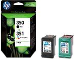 HP 350 originele zwarte/351 drie-kleuren inktcartridges, 2-p, Computers en Software, Printerbenodigdheden, Verzenden, Nieuw