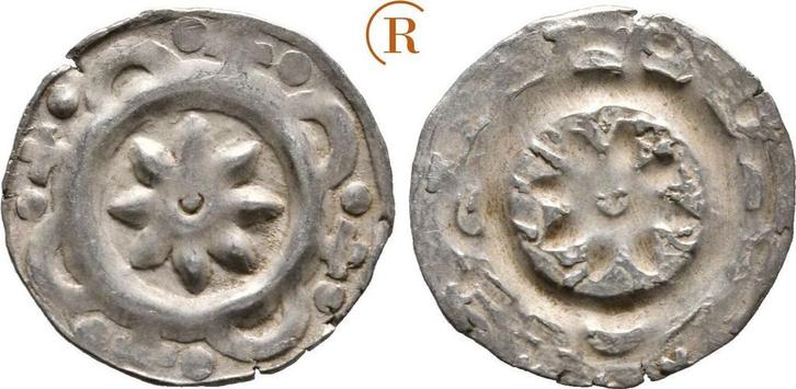 Pfennig Bamberg Bistum: Arnold von Solms, 1286-1296:, Postzegels en Munten, Munten | Europa | Niet-Euromunten, Verzenden