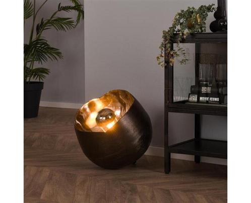 Tafellamp Ø50 spiegel XL - Zwart nikkel, Huis en Inrichting, Lampen | Tafellampen, Nieuw, Ophalen of Verzenden